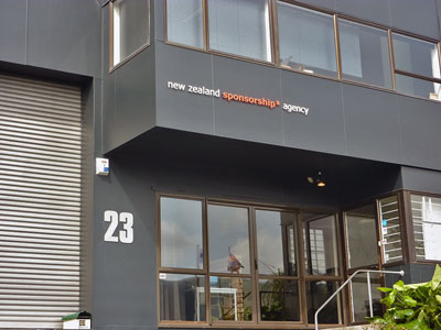 Exterior wall paintings of New Zealand Sponsorship agency