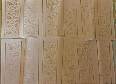 Stencil roller examples